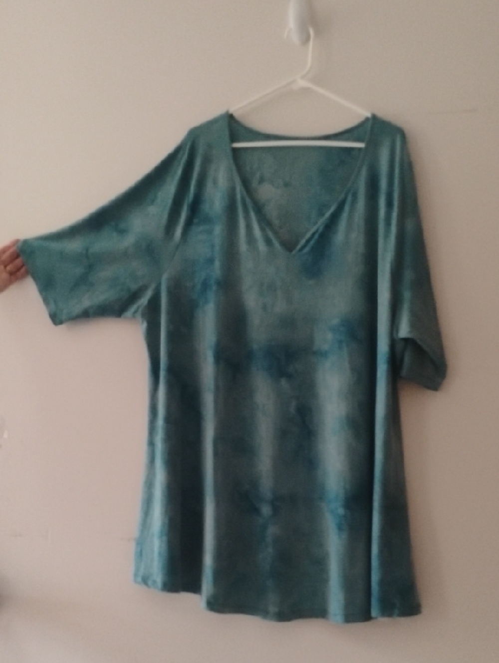 Zaftique Teal Women’s Flowing Tunic- Elegant Teal